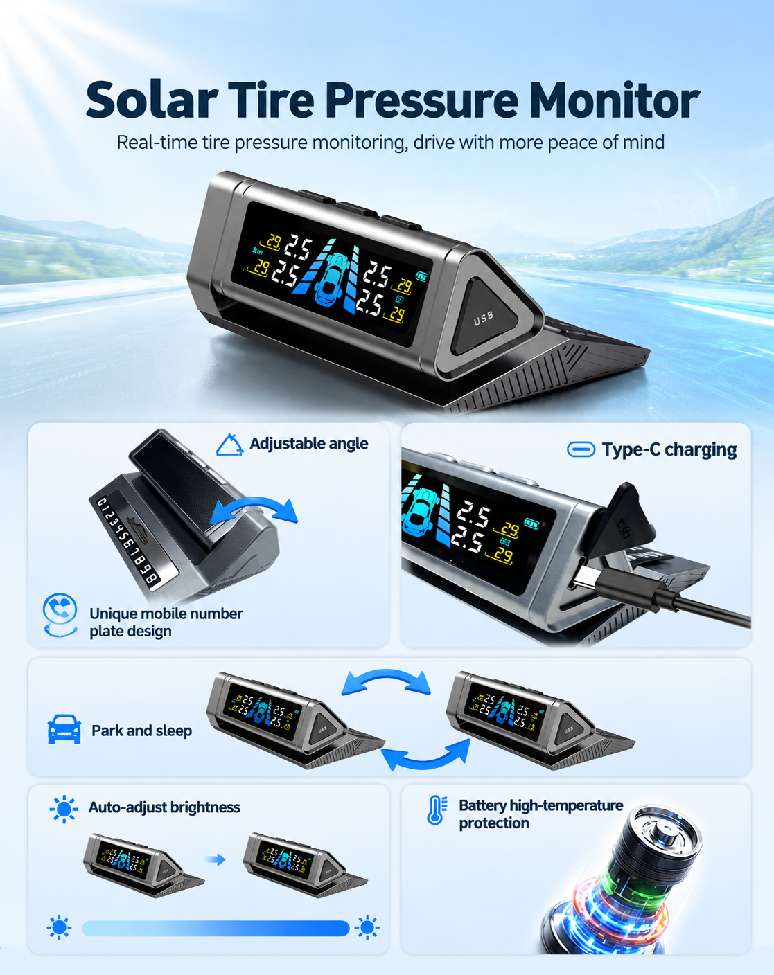 Latest company case about S10 Solar TPMS: Designed for Everyday Driving